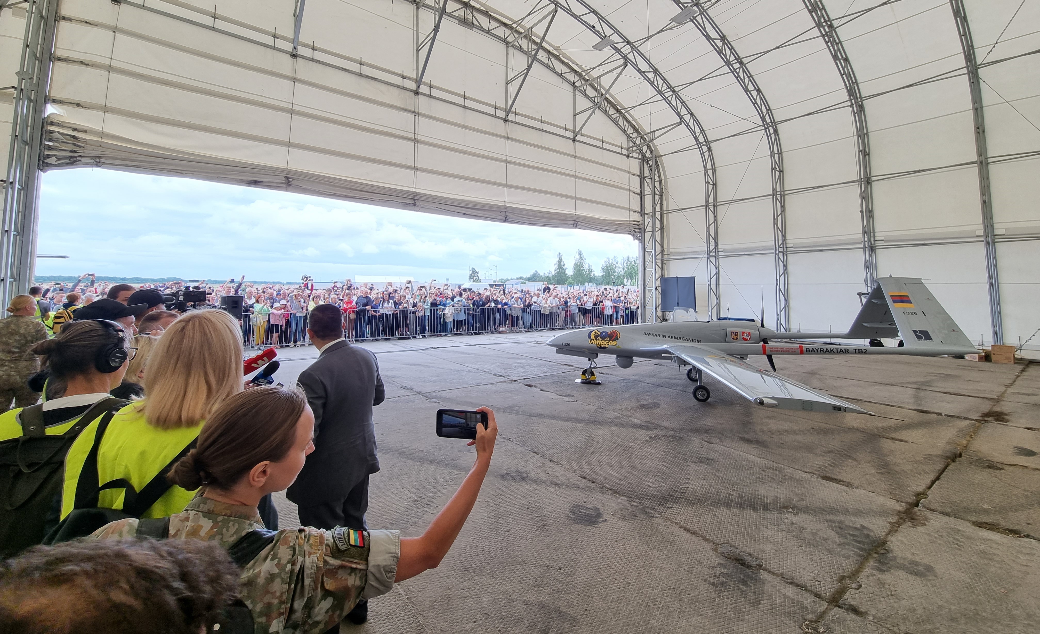 TB2 drone gifted by Turkish defense company delivered to Lithuania