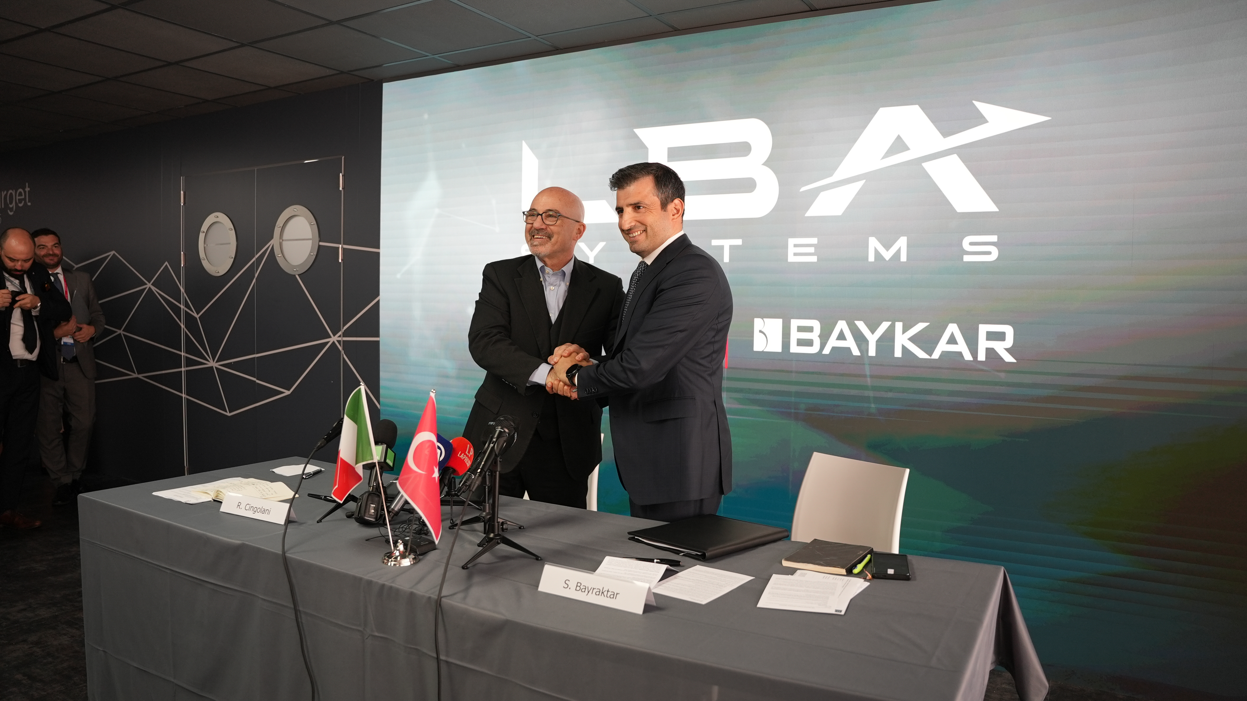 BAYKAR AND LEONARDO ANNOUNCE NEW JOINT VENTURE, LBA SYSTEMS, AT THE PARIS AIR SHOW