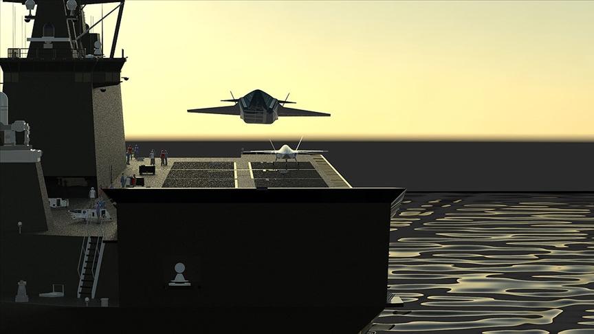 BAYRAKTAR TB3 İLE MUHARİP İNSANSIZ UÇAK SİSTEMİ, TCG ANADOLU'DA BİRLİKTE GÖREV YAPACAK